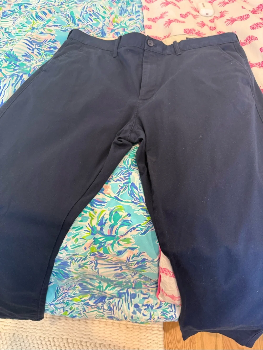 J. Crew Men's Navy Blue Chino Pants 36x30